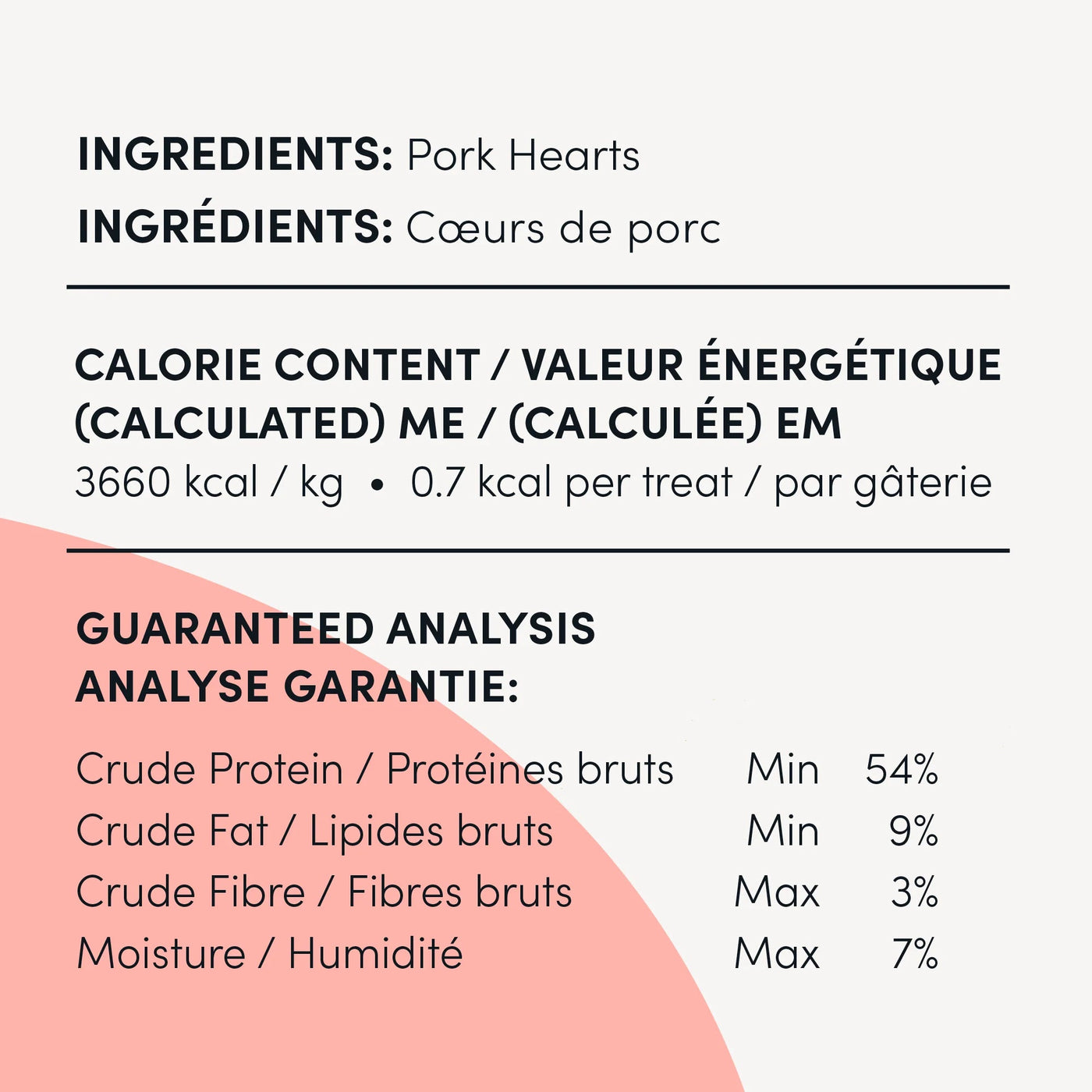 Mini Trainers Freeze Dried Pork Hearts - Dog Treats - Crumps' Naturals - PetToba - Crumps' Naturals