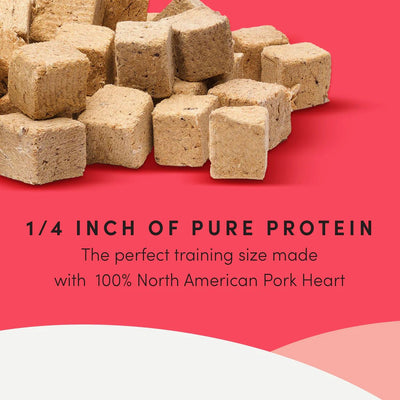 Mini Trainers Freeze Dried Pork Hearts - Dog Treats - Crumps' Naturals - PetToba - Crumps' Naturals