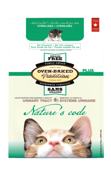 Nature's Code Grain - free Food For Sterilized Cats - Dry Cat Food - Oven - Baked Tradition - PetToba - Oven - Baked Tradition