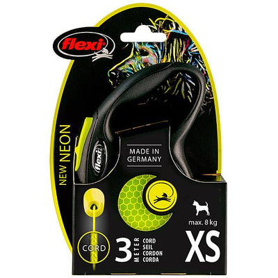 Neon Cord Extra Small 3M - Dog Leashes - Flexi - PetToba - Flexi