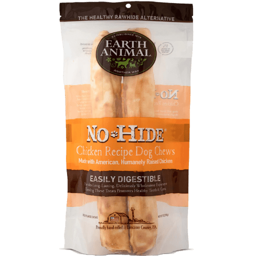 NoHide Cage Free Chicken Large 2pk - Dog Chews - Earth Animal - PetToba - Earth Animal