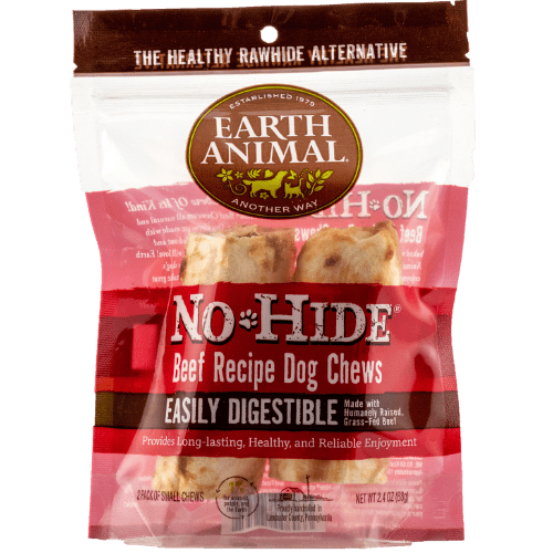 NoHide Chew Grass Fed Beef Small 2pk - Dog Chews - Earth Animal - PetToba - Earth Animal