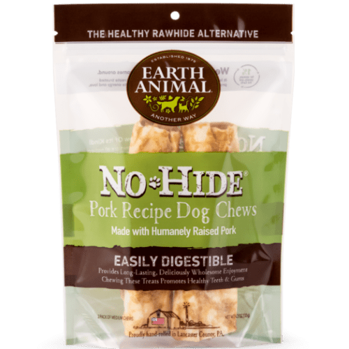 NoHide Chew Pork Medium 2pk - Dog Chews - Earth Animal - PetToba - Earth Animal