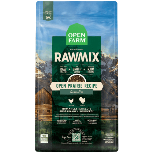 Open Prairie Grain - Free RawMix - Dry Cat Food - Open Farm - PetToba - Open Farm