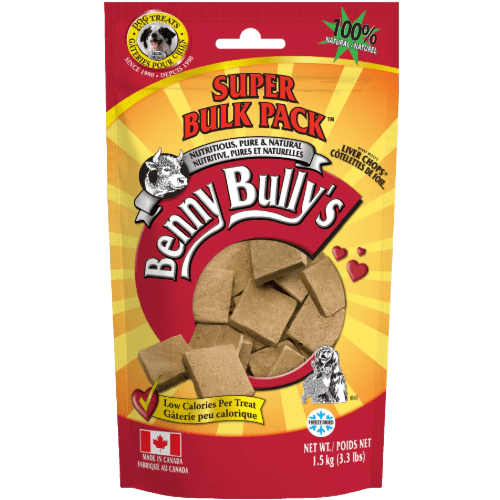 Original Liver Chops Dog Treats - Benny Bullys - PetToba - Benny Bullys