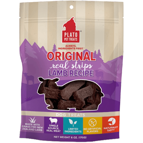 Original Real Strips Lamb - Dog Treats - Plato - PetToba - Plato