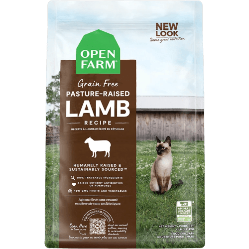 Pasture - Raised Lamb - Dry Cat Food - Open Farm - PetToba - Open Farm