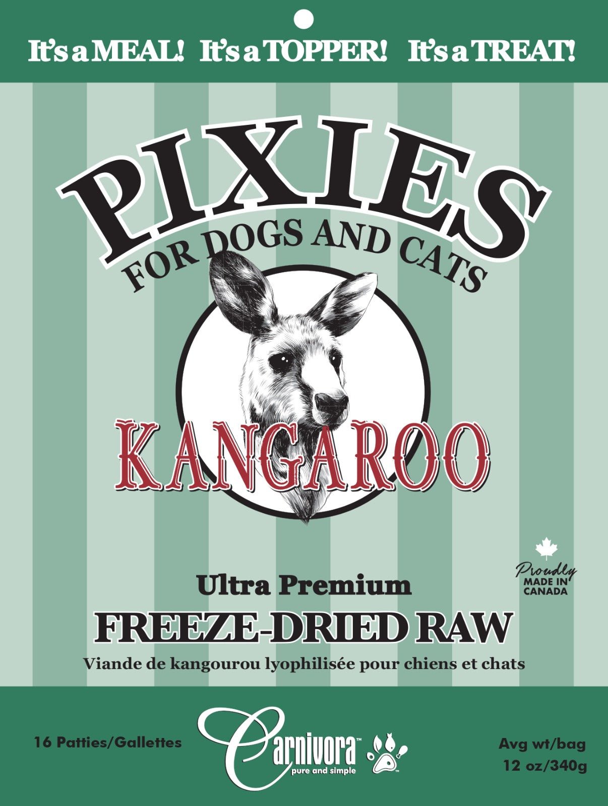 Pixies Kangaroo - Freeze Dried Raw Food - Carnivora - PetToba - Carnivora