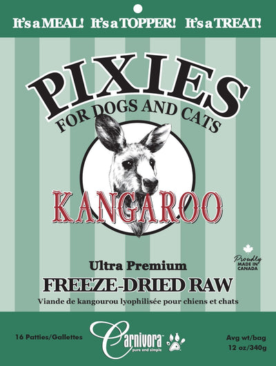 Pixies Kangaroo - Freeze Dried Raw Food - Carnivora - PetToba - Carnivora