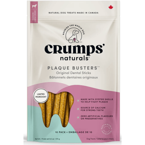 Plaque Busters Original Dog Chew - Crumps' Naturals - PetToba - Crumps' Naturals