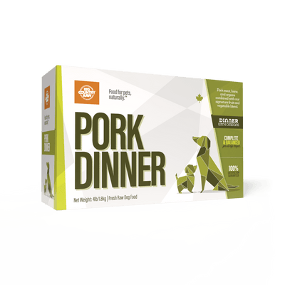 Pork Dinner Carton - Frozen Raw Dog Food - Big Country Raw - PetToba - Big Country Raw