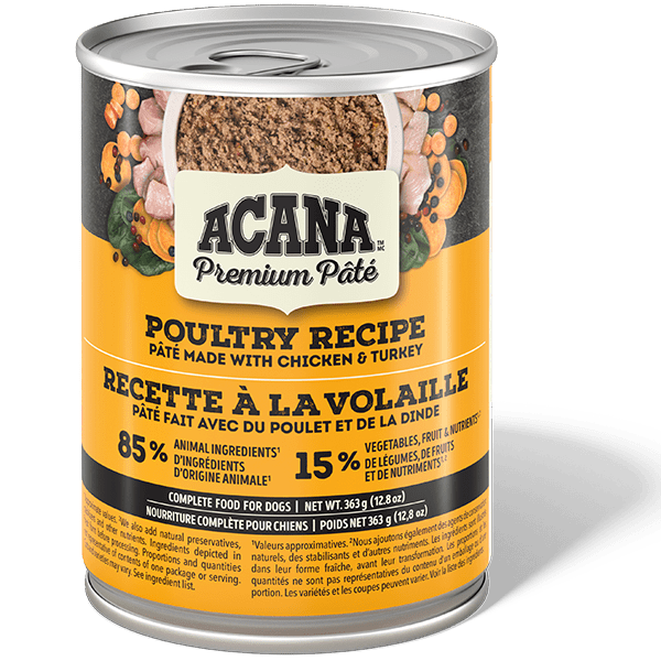 Premium Pate Poultry Recipe - Wet Dog Food - ACANA - PetToba - ACANA