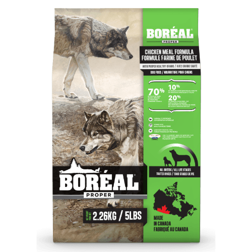 Proper Chicken Meal Low Carb Grains - Dry Dog Food - BORÉAL - PetToba - Boreal