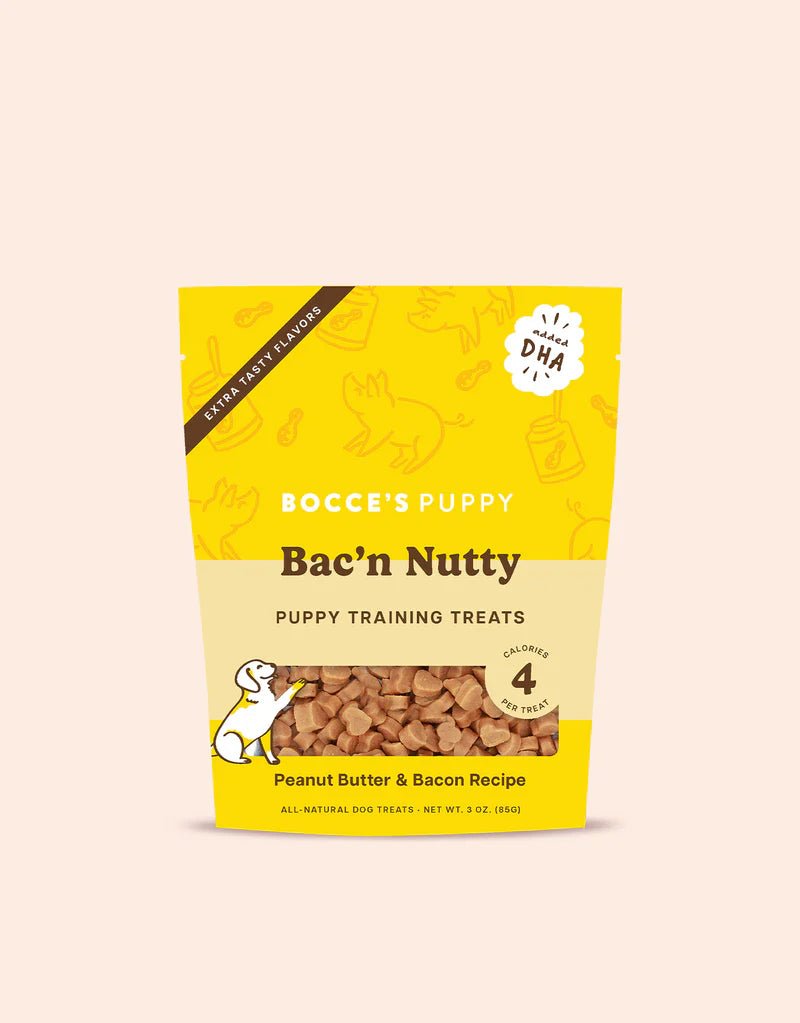 Puppy Bac'n Nutty Training Bites - Dog Treats - Bocce's - PetToba - Bocce's Bakery