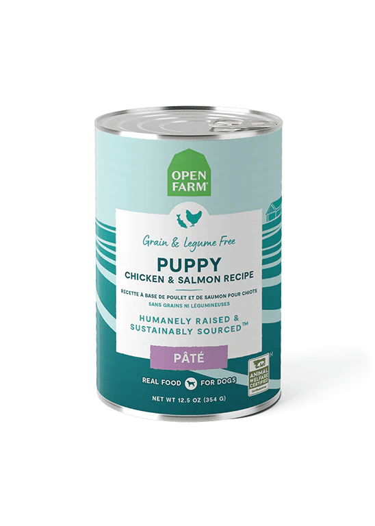 Puppy Chicken & Salmon Pate - Wet Dog Food - Open Farm - PetToba-Open Farm