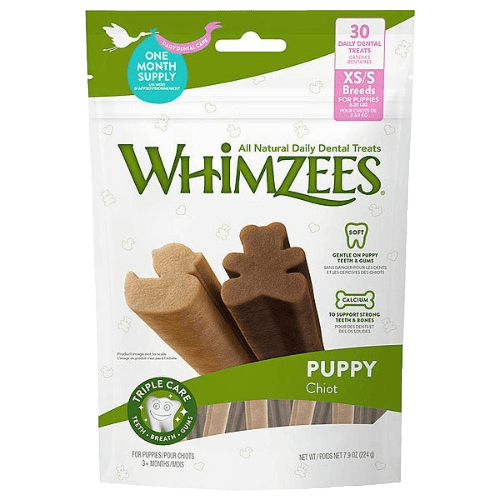 Puppy Stix Daily XS for Small Breed Dogs 30PK - Whimzees® - PetToba - Whimzees