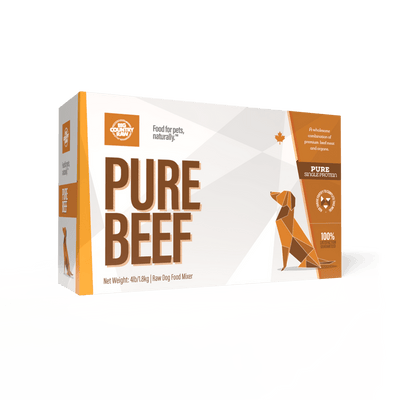 Pure Beef Carton - Frozen Raw Dog Food - Big Country Raw - PetToba - Big Country Raw