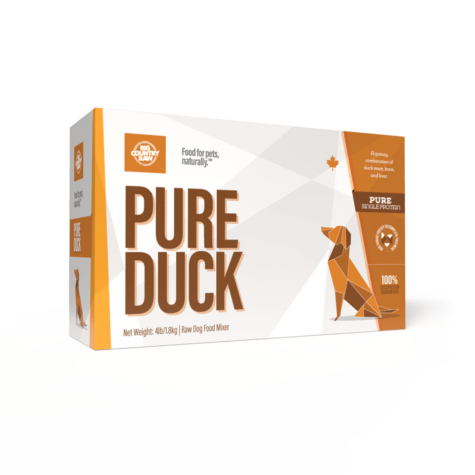 Pure Duck Carton - Frozen Raw Dog Food - Big Country Raw - PetToba - Big Country Raw
