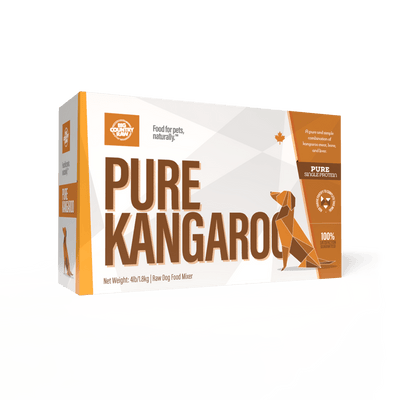 Pure Kangaroo Carton - Frozen Raw Dog Food - Big Country Raw - PetToba - Big Country Raw