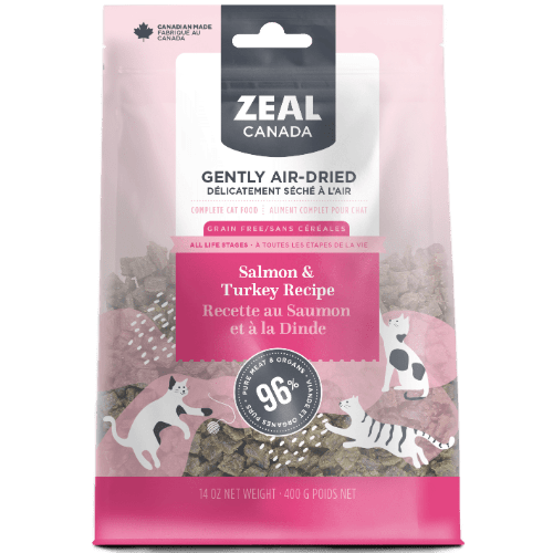 Salmon and Turkey Recipe - Air Dried Cat Food - Zeal - PetToba - Zeal