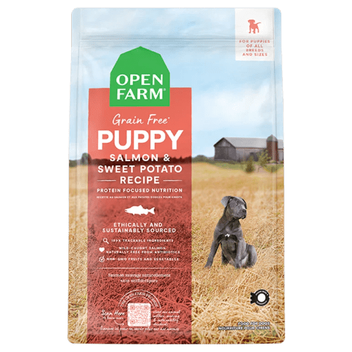 Salmon & Sweet Potato Grain - Free Puppy - Dry Dog Food - Open Farm - PetToba - Open Farm