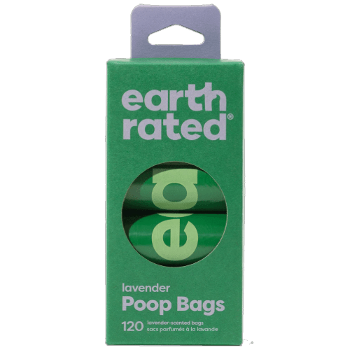 Scented Refill Bags Lavender | 8 Rolls 120 Bags - Earth Rated - PetToba - Earth Rated