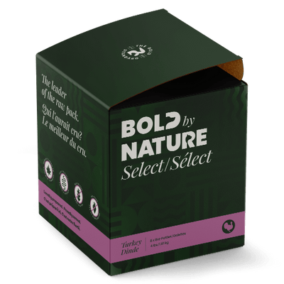 Select Turkey - Frozen Raw Dog Food - Bold By Nature - PetToba - Bold By Nature