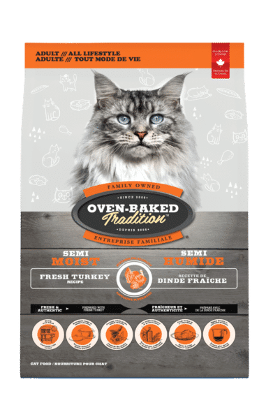 Semi Moist Turkey - Dry Cat Food - Oven - Baked Tradition - PetToba - Oven - Baked Tradition