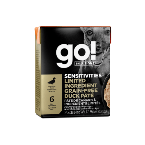 Sensitivities Grain Free Duck Pate 12/354g - Wet Dog Food - Go! Solutions - PetToba - Go! Solutions