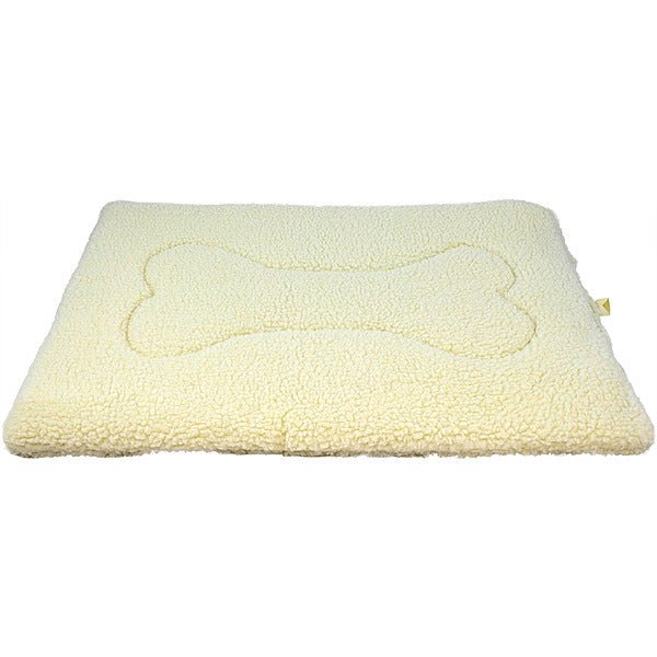 Sherpa Flat Mat Natural 48x30" - Dog Sleeping Supplies - UnLeashed - PetToba - UnLeashed