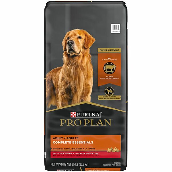 Shredded Blend Adult Beef & Rice - Dry Dog Food - Purina Pro Plan - PetToba - Purina