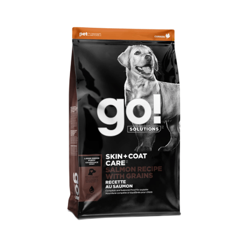 Skin + Coat Care Large Breed Puppy Salmon Recipe With Grains - Dry Dog Food - Go! Solutions - PetToba - Go! Solutions