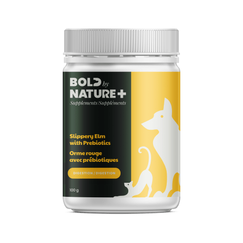 Slippery Elm with Prebiotics - Dogs & Cats Supplement - Bold By Nature - PetToba - Bold By Nature