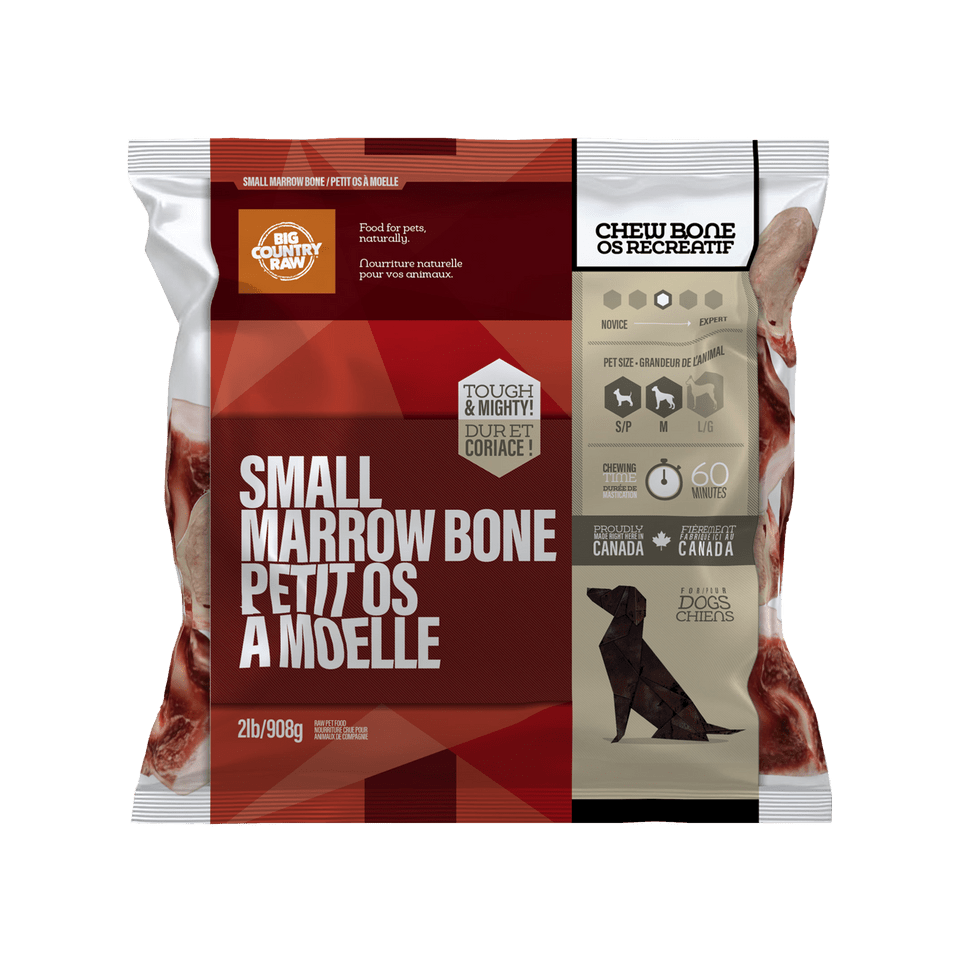 Small Marrow Bone - Frozen Raw Dog Treats - Big Country Raw - PetToba - Big Country Raw