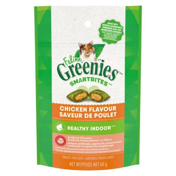 Smartbites Healthy Indoor Chicken Flavour - Cat Dental Treats - Greenies - PetToba - Greenies