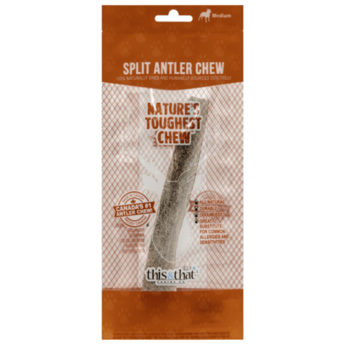 Split Antler Chew Medium 6.5" - This & That - PetToba - This & That