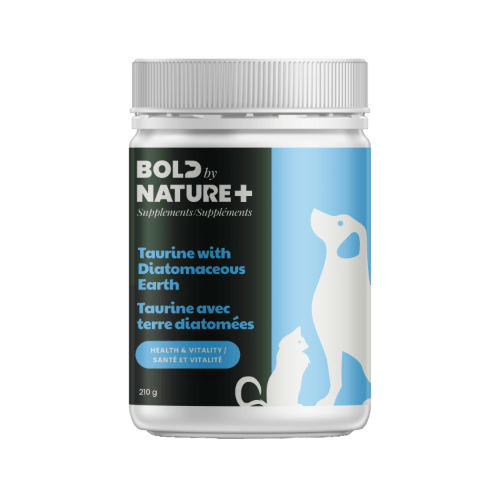 Taurine with Diatomaceous Earth - Dogs & Cats Supplements - Bold By Nature - PetToba - Bold By Nature