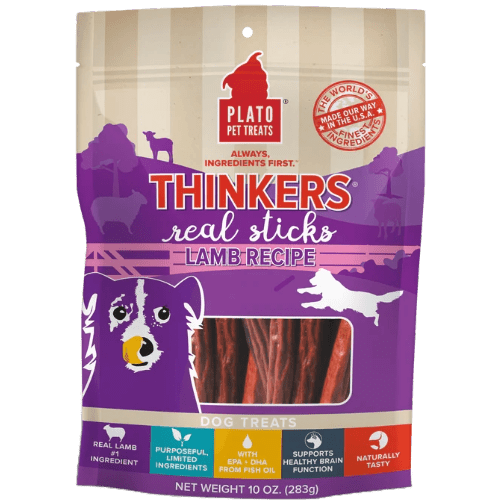 Thinkers Lamb Meat Stick - Dog Treats - Plato - PetToba - Plato