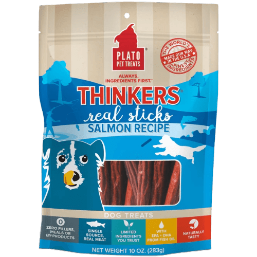 Thinkers Salmon Meat Stick - Dog Treats - Plato - PetToba - Plato