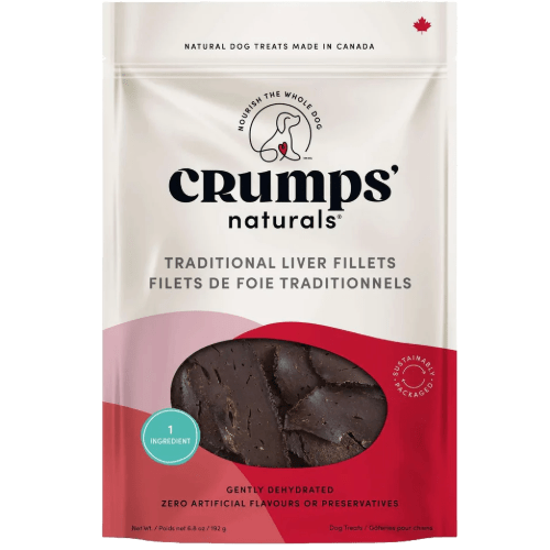 Traditional Liver Fillets Dog Treats 2.4 oz - Crumps' Naturals - PetToba - Crumps' Naturals