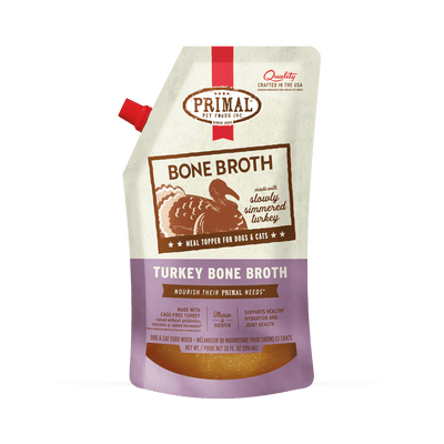 Turkey Bone Broth - Frozen Food Topper - Primal Pet Foods - PetToba - Primal Pet Foods