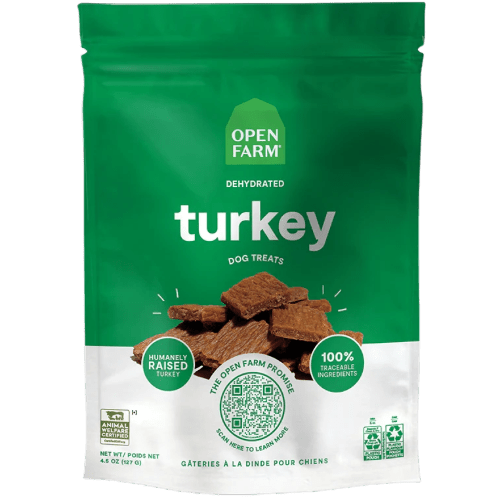 Turkey - Dehydrated/Air - Dried Dog Treats - Open Farm - PetToba - Open Farm