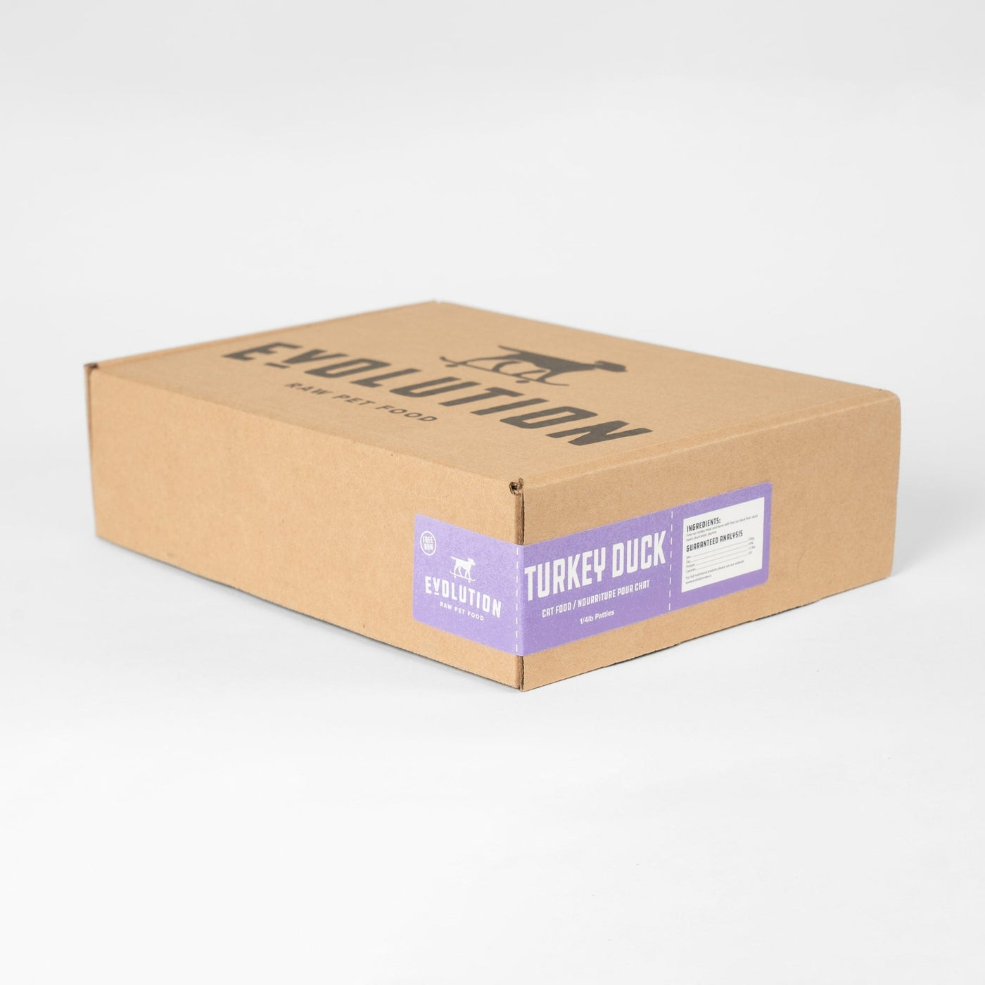 Turkey & Duck - Frozen Raw Cat Food - Evolution Raw Pet Food - PetToba - Evolution Raw Pet Food