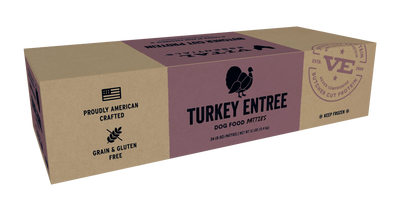 Turkey Entree Patties - Frozen Raw Dog Food - Vital Essentials - PetToba - Vital Essentials