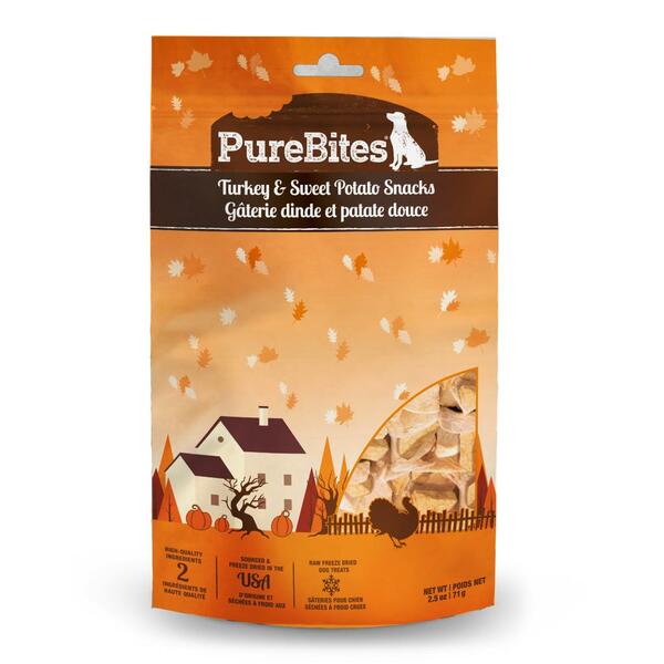 Turkey & Sweet Potato Snacks - Dog Treats - PureBites - PetToba - PureBites