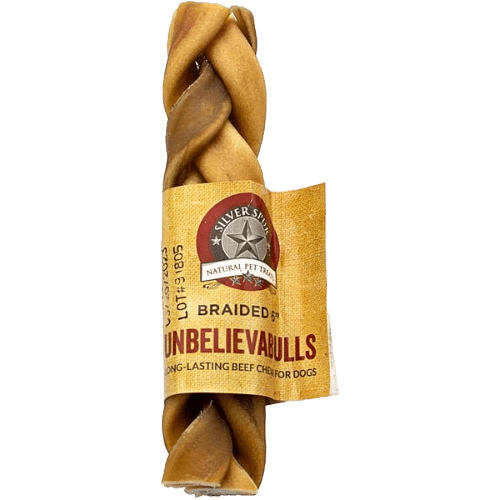 Unbelievabulls Braided 6" - Dog Treats - Silver Spur Natural Pet Treats - PetToba - Silver Spur Natural Pet Treats