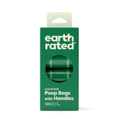 Unscented Poop Bags with Handles - Dog Supplies - Earth Rated - PetToba - Earth Rated