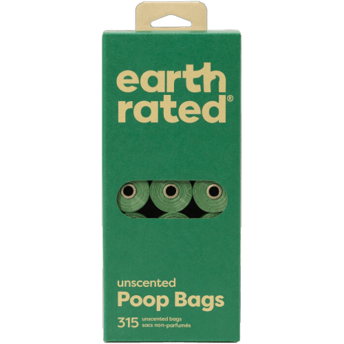 Unscented Refill Bags | 21 Rolls 315 Bags - Earth Rated - PetToba - Earth Rated