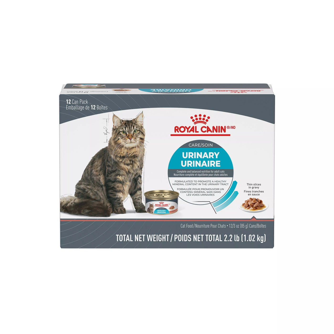 Urinary Care Thin Slices In Gravy 3 oz x 12 Pk - Wet Cat Food - Royal Canin - PetToba - Royal Canin
