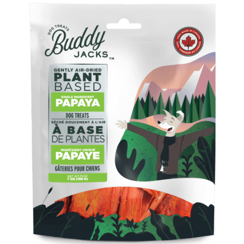 Vegan Papaya Dog Treats - Buddy Jacks - PetToba - Buddy Jacks